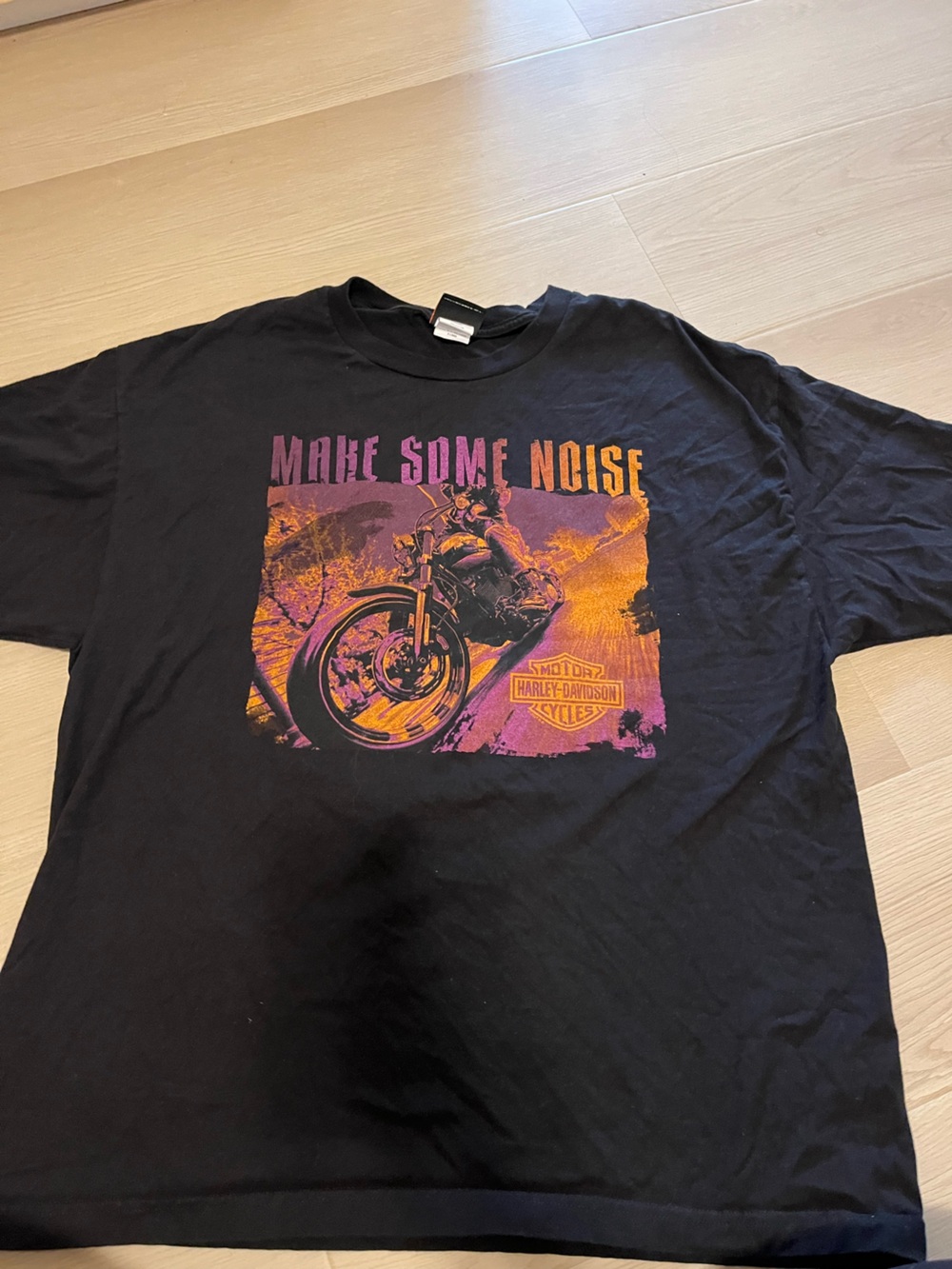Harley-Davidson Men’s Black 'Make Some Noise' Graphic T‑Shirt